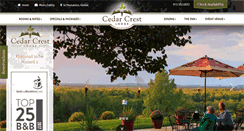 Desktop Screenshot of cedarcrestlodge.com